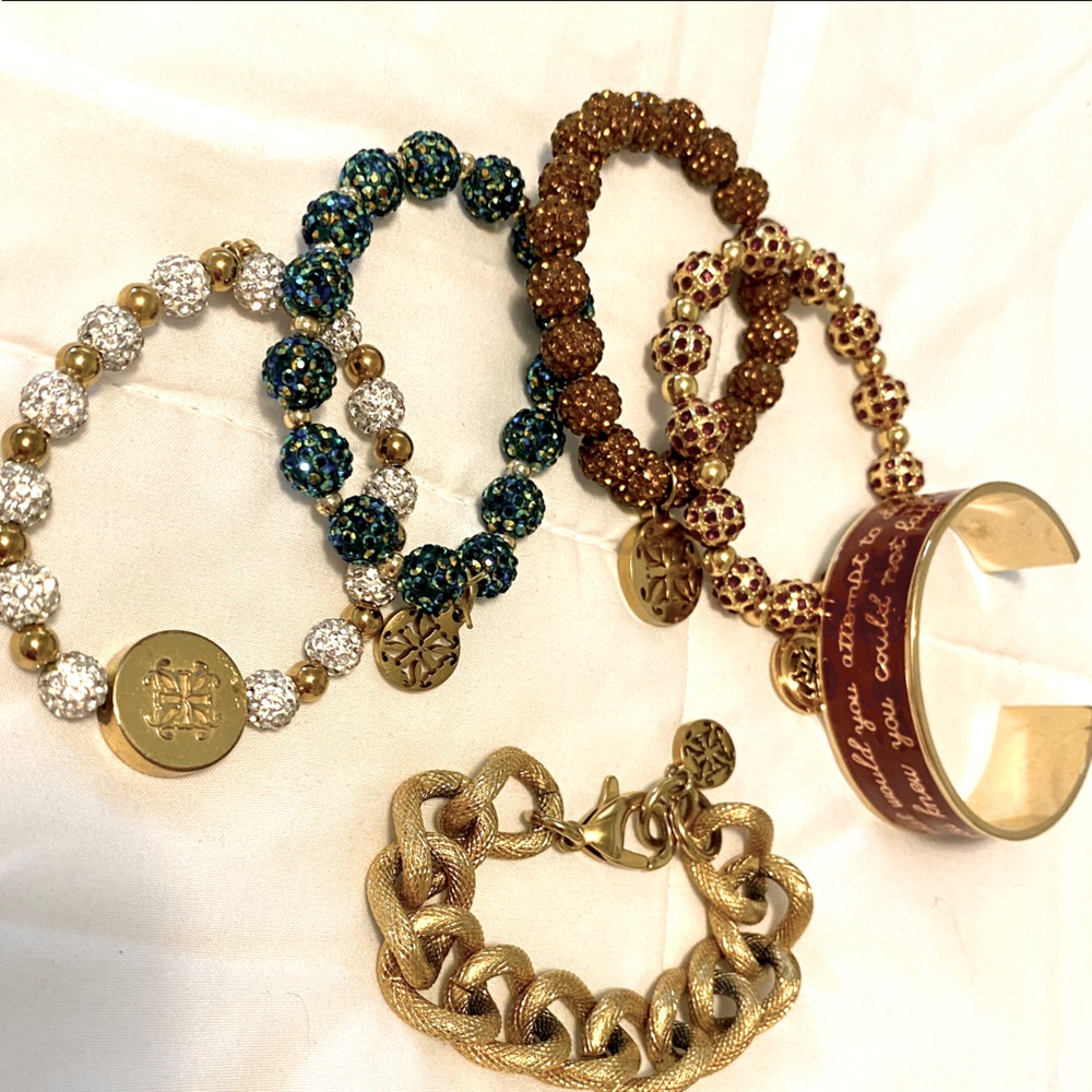 Lot of rustic cuff bracelets (6 total)